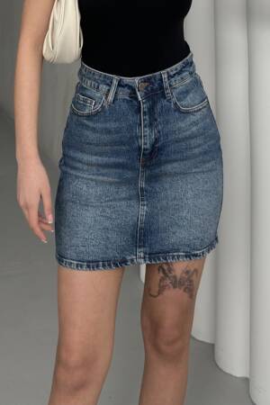 Short Denim Skirt - Brand: XLove - Women's Clothing Wholesale - Globality Store