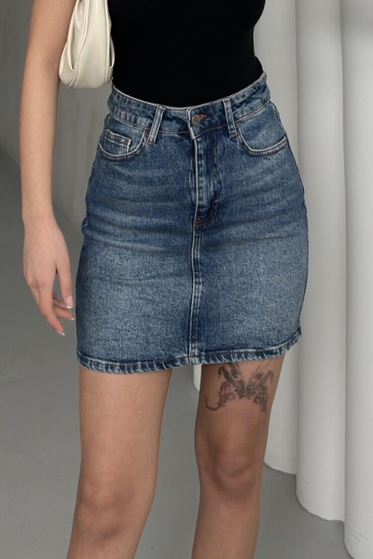Short Denim Skirt