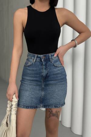 Short Denim Skirt - Brand: XLove - Women's Clothing Wholesale - Globality Store