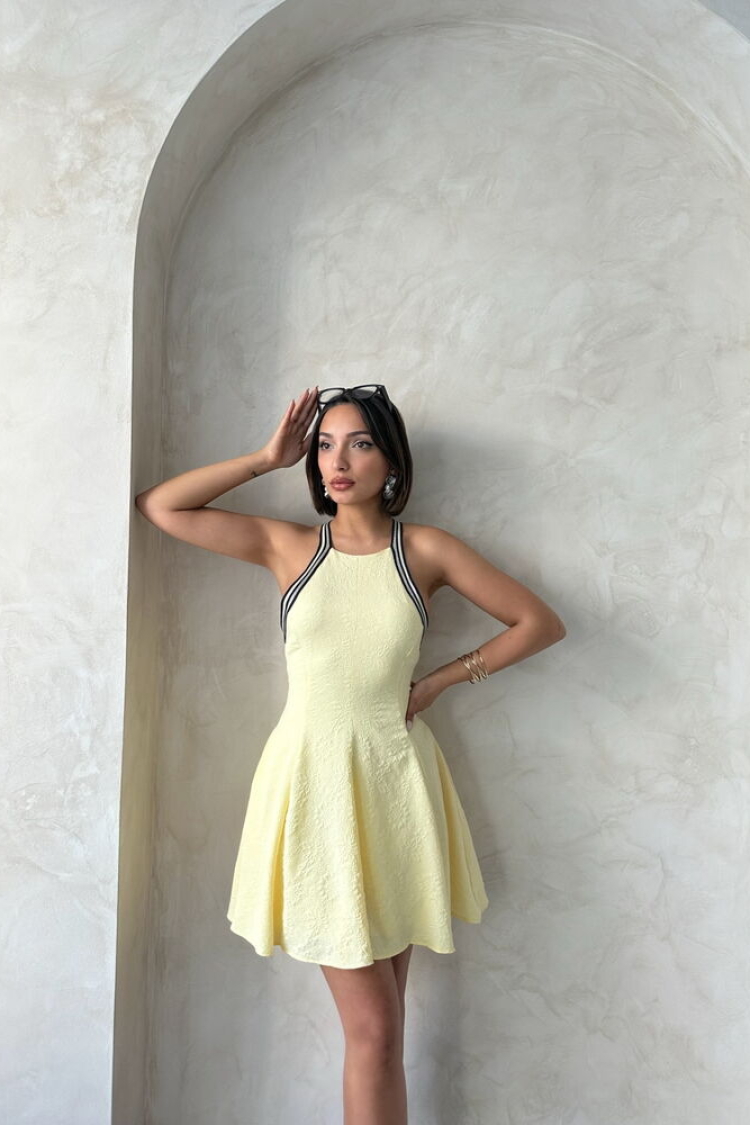 Striped Sleeveless Dress