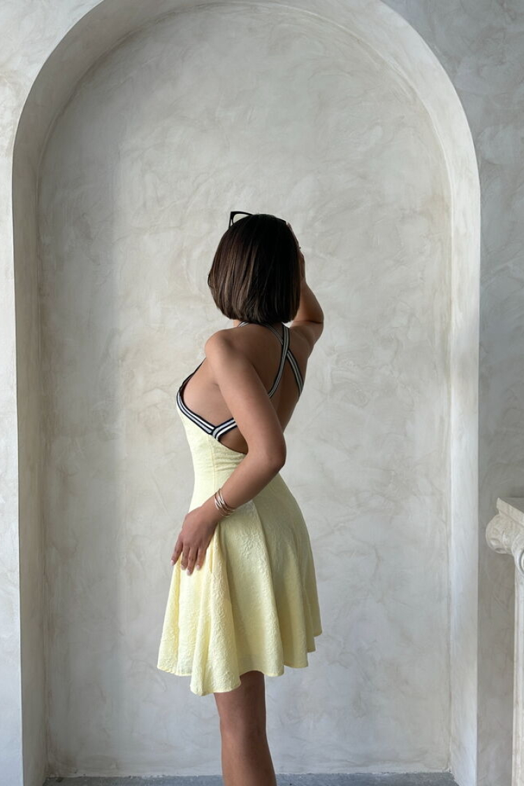 Striped Sleeveless Dress