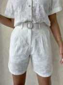 Embroidered Voile Shorts - Topshow - Globality Store - Women Clothes Wholesale Turkey