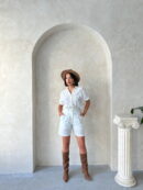 Embroidered Voile Shorts - Topshow - Globality Store - Women Clothes Wholesale Turkey