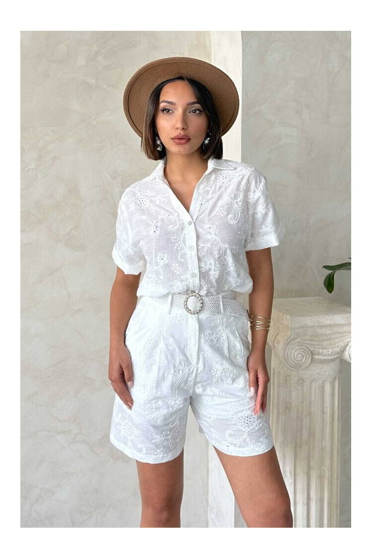 Embroidered Voile Shirt - Brand: Topshow - Women's Clothing Wholesale - Globality Store