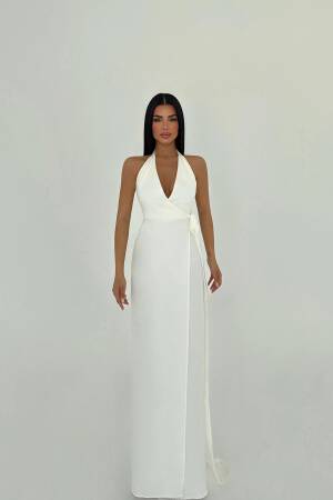 Tied Dress - EYYO ATELIER - Globality Store - Women Clothes Wholesale Turkey