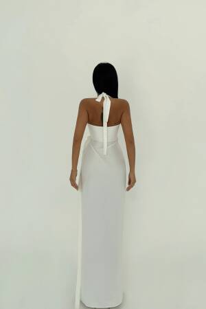 Tied Dress - EYYO ATELIER - Globality Store - Women Clothes Wholesale Turkey