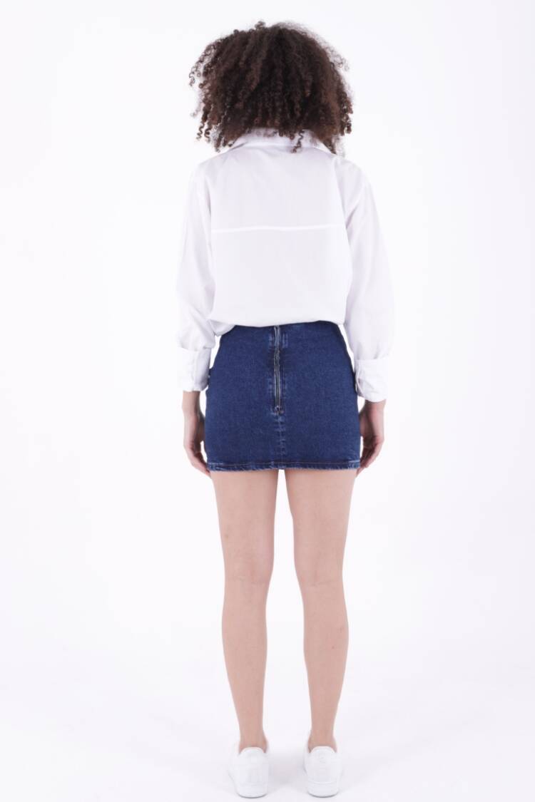 Mini Denim Skirt