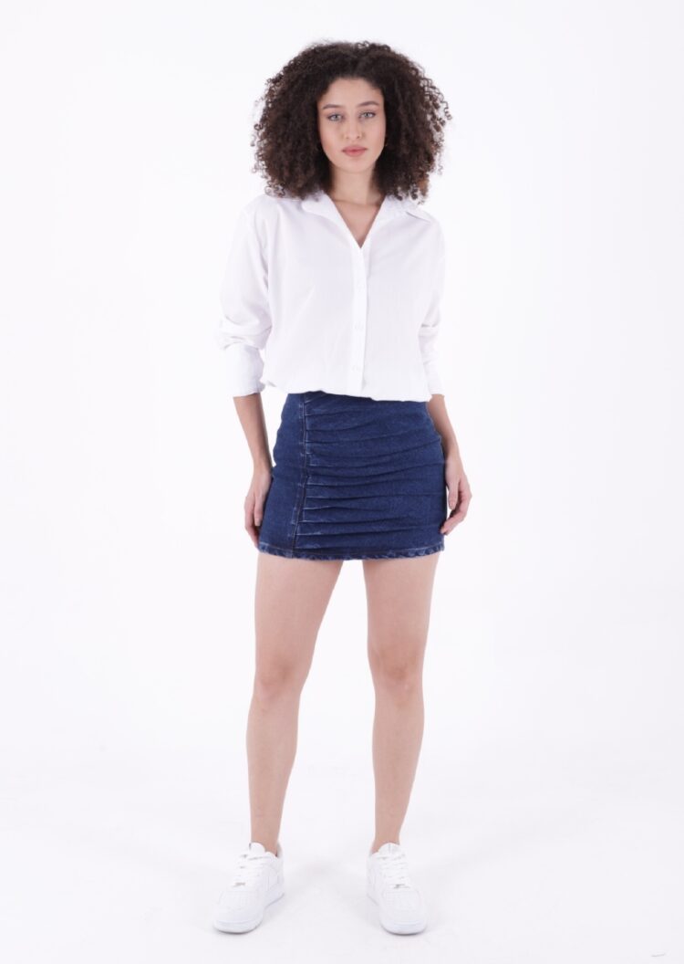 Mini Denim Skirt - XLove - Globality Store - Women Clothes Wholesale Turkey