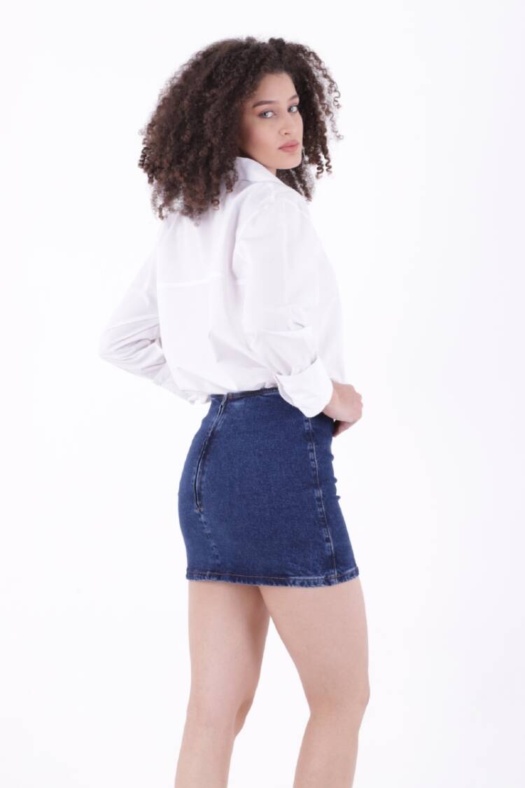 Mini Denim Skirt