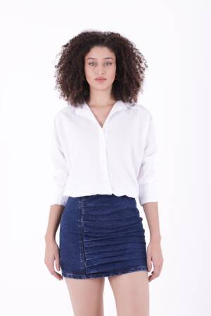 Mini Denim Skirt - XLove - Globality Store - Women Clothes Wholesale Turkey