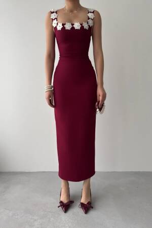 Ming Floral Detailed Dress - Etika - Globality Store - Women Clothes Wholesale Turkey