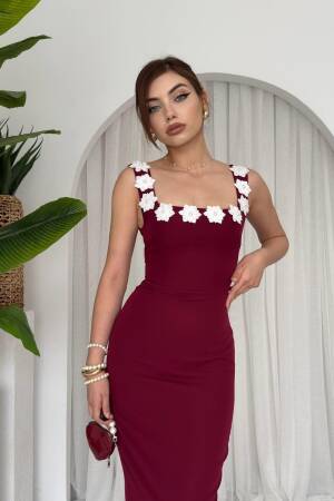 Ming Floral Detailed Dress - Etika - Globality Store - Women Clothes Wholesale Turkey