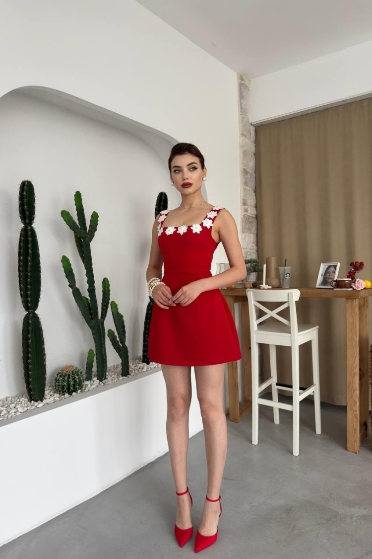 Alyosa Floral Detailed Dress