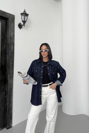 Denim Shirt With Snap - XLove - Globality Store - Women Clothes Wholesale Turkey