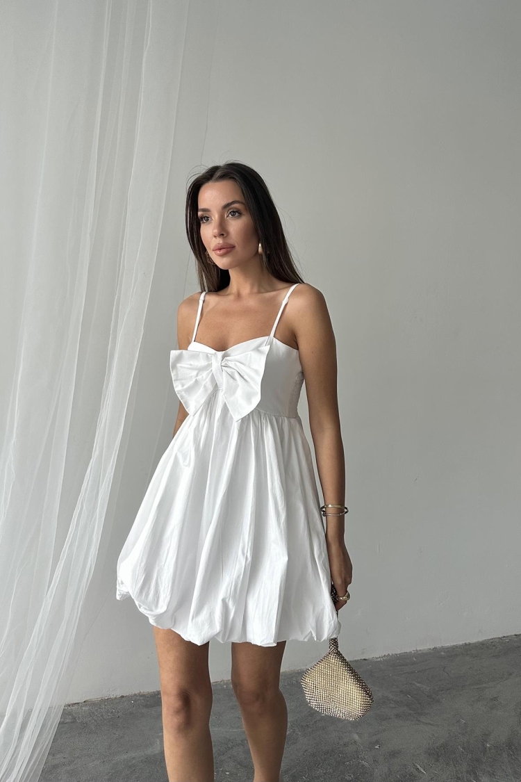 WholesaleFront Bow Strappy Dress