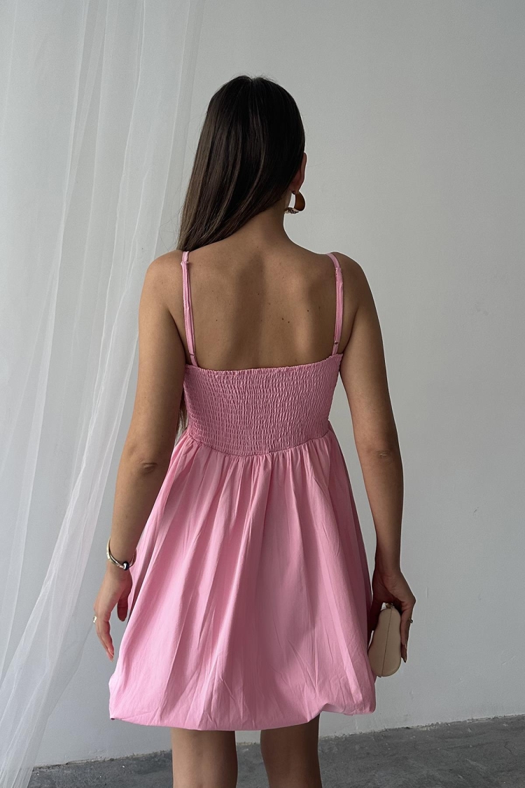 WholesaleFront Bow Strappy Dress
