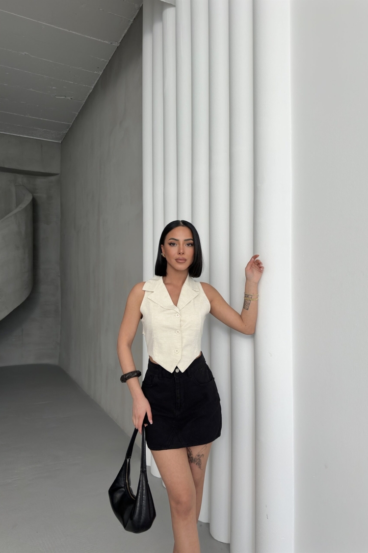 Linen Vest