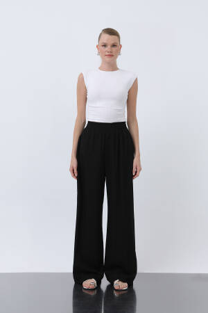 Women's Elastic Waist Loose Pants - Puane - Globality Store - Women Clothes Wholesale Turkey