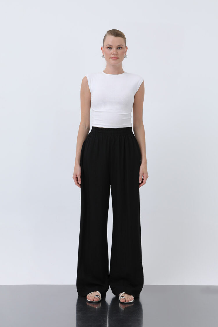 Women's Elastic Waist Loose Pants