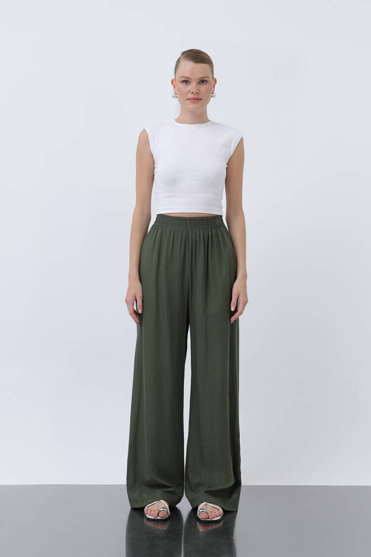 Women's Elastic Waist Loose Pants