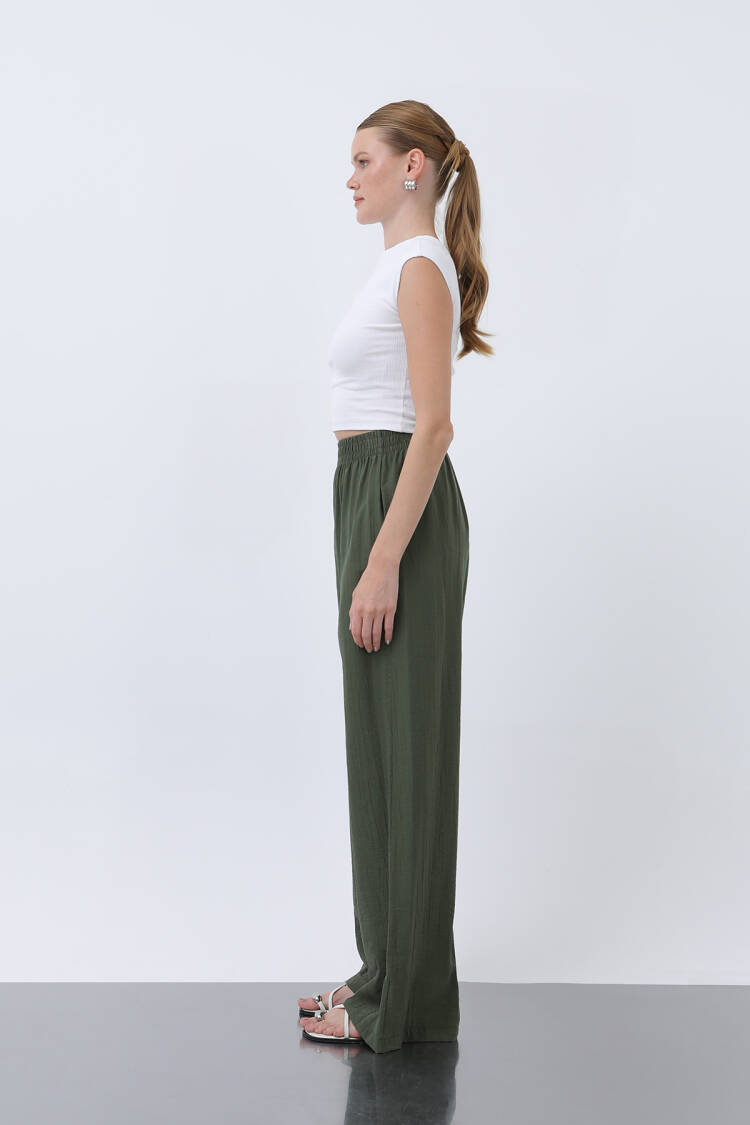 Women's Elastic Waist Loose Pants