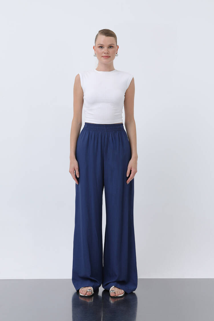 Women's Elastic Waist Loose Pants