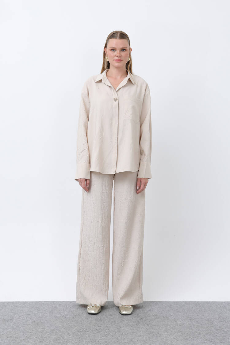Women's Button Detailed Knit Shirt