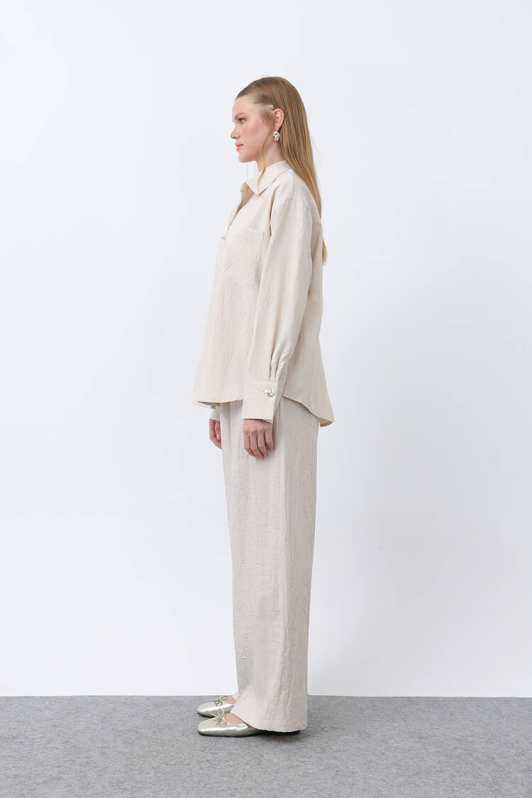 Women's Button Detailed Knit Shirt