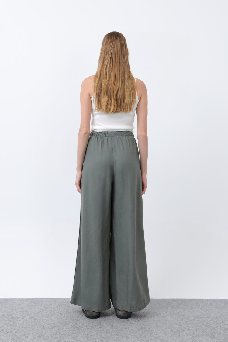 Women's Sides Grosgrain Elastic Waist Pants