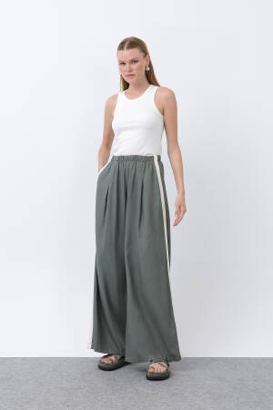 Women's Sides Grosgrain Elastic Waist Pants - SOUL - Globality Store - Women Clothes Wholesale Turkey