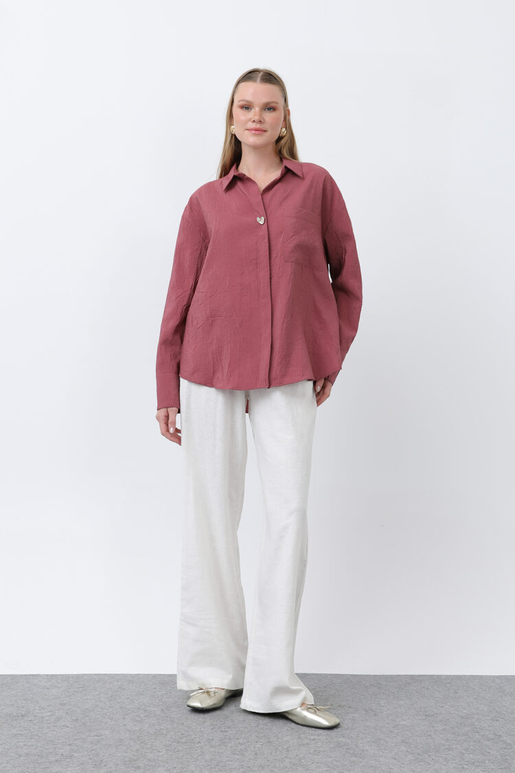 Women's Button Detailed Knit Shirt - SOUL - Globality Store - Women Clothes Wholesale Turkey