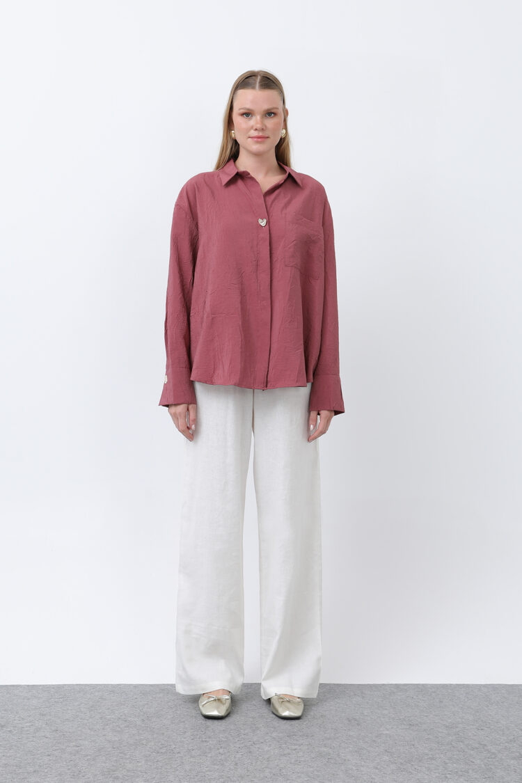 Women's Button Detailed Knit Shirt