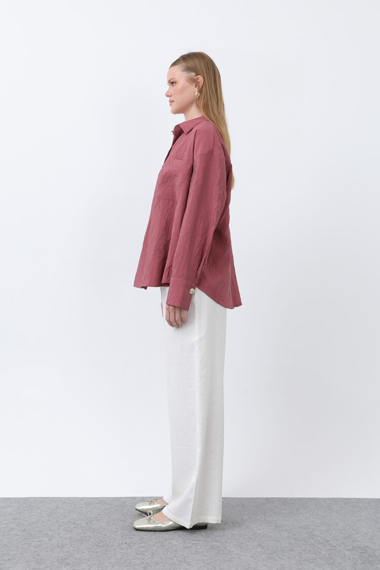Women's Button Detailed Knit Shirt