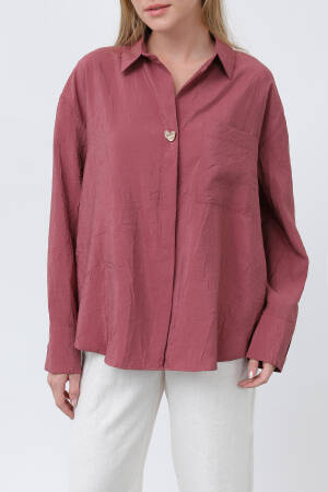 Women's Button Detailed Knit Shirt - SOUL - Globality Store - Women Clothes Wholesale Turkey