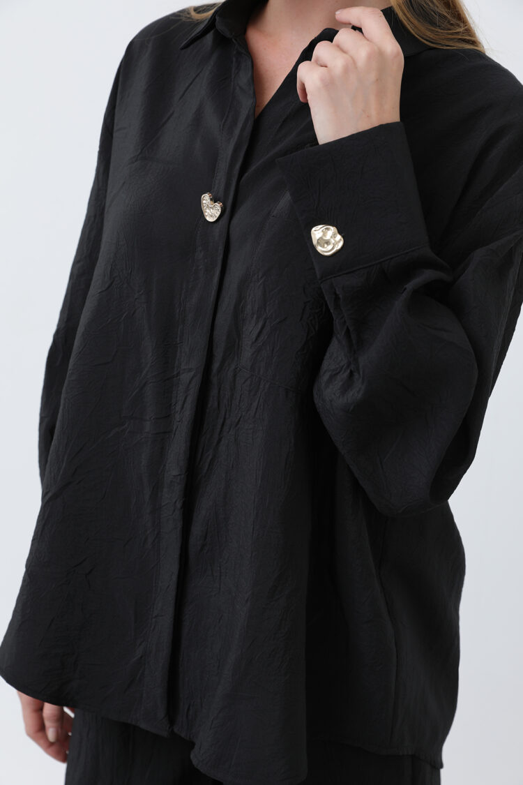 Women's Button Detailed Knit Shirt