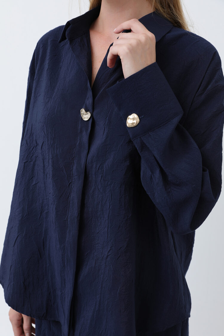 Women's Button Detailed Knit Shirt