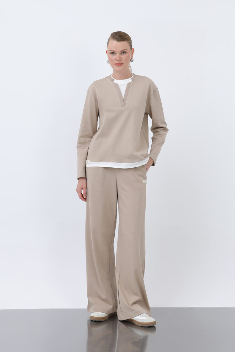 Women's Basic Garnished Sweatshirt - SOUL - Globality Store - Women Clothes Wholesale Turkey