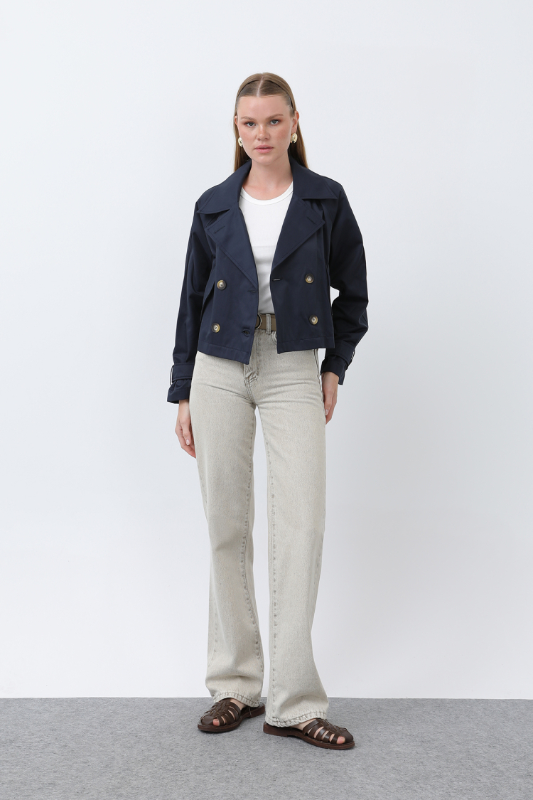 Women's Short Trench - Brand: SOUL - Women's Clothing Wholesale - Globality Store