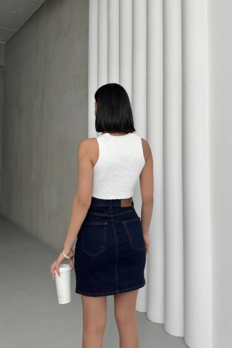 Short Denim Skirt
