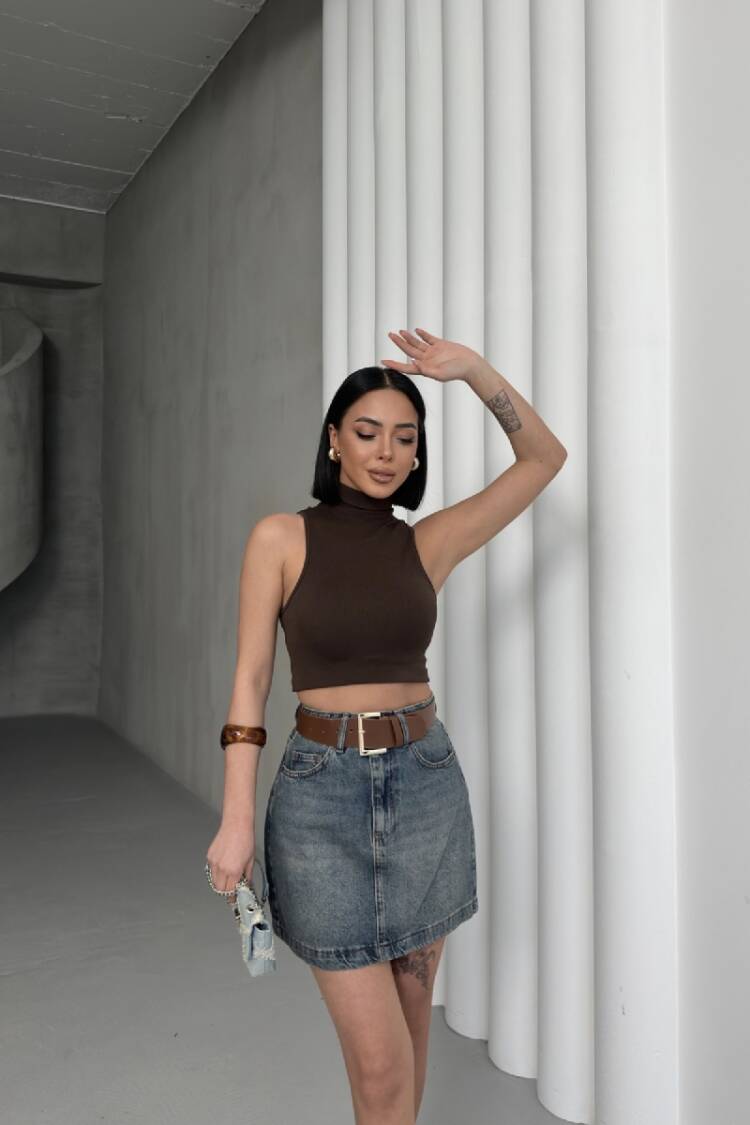 Short Denim Skirt - Brand: XLove - Women's Clothing Wholesale - Globality Store