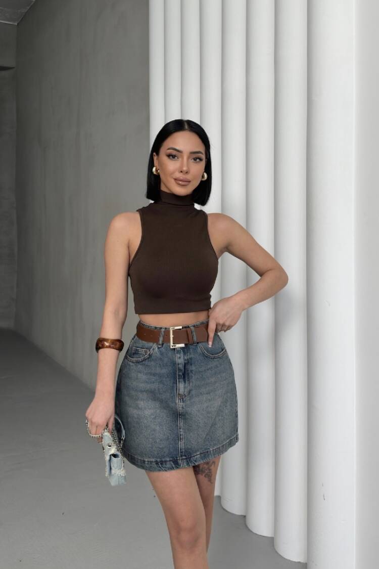 Mini Denim Skirt
