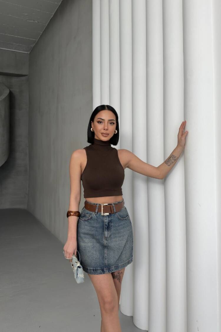 Mini Denim Skirt