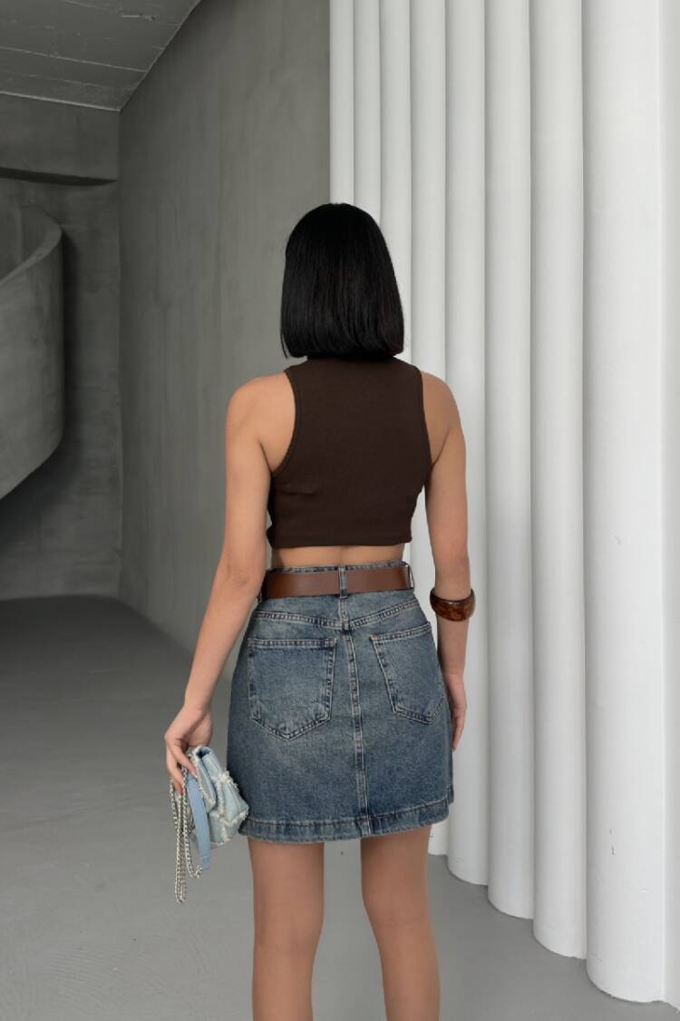 Mini Denim Skirt
