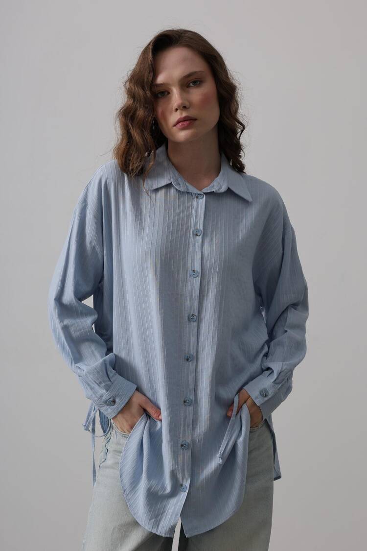 Side Drawstring Tunic Shirt - Baby