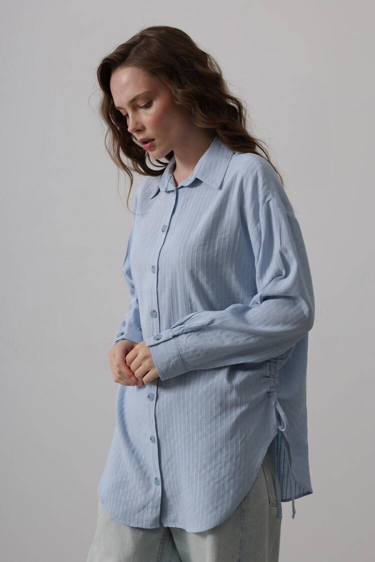 Side Drawstring Tunic Shirt - Baby