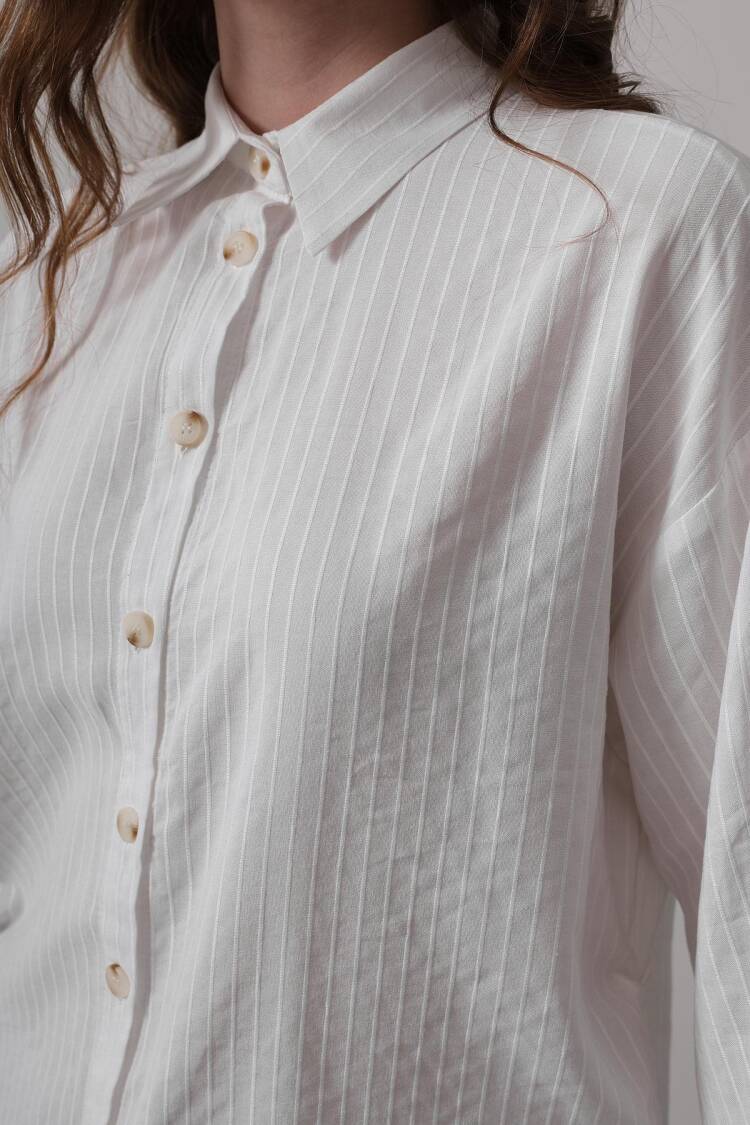 Side Drawstring Tunic Shirt