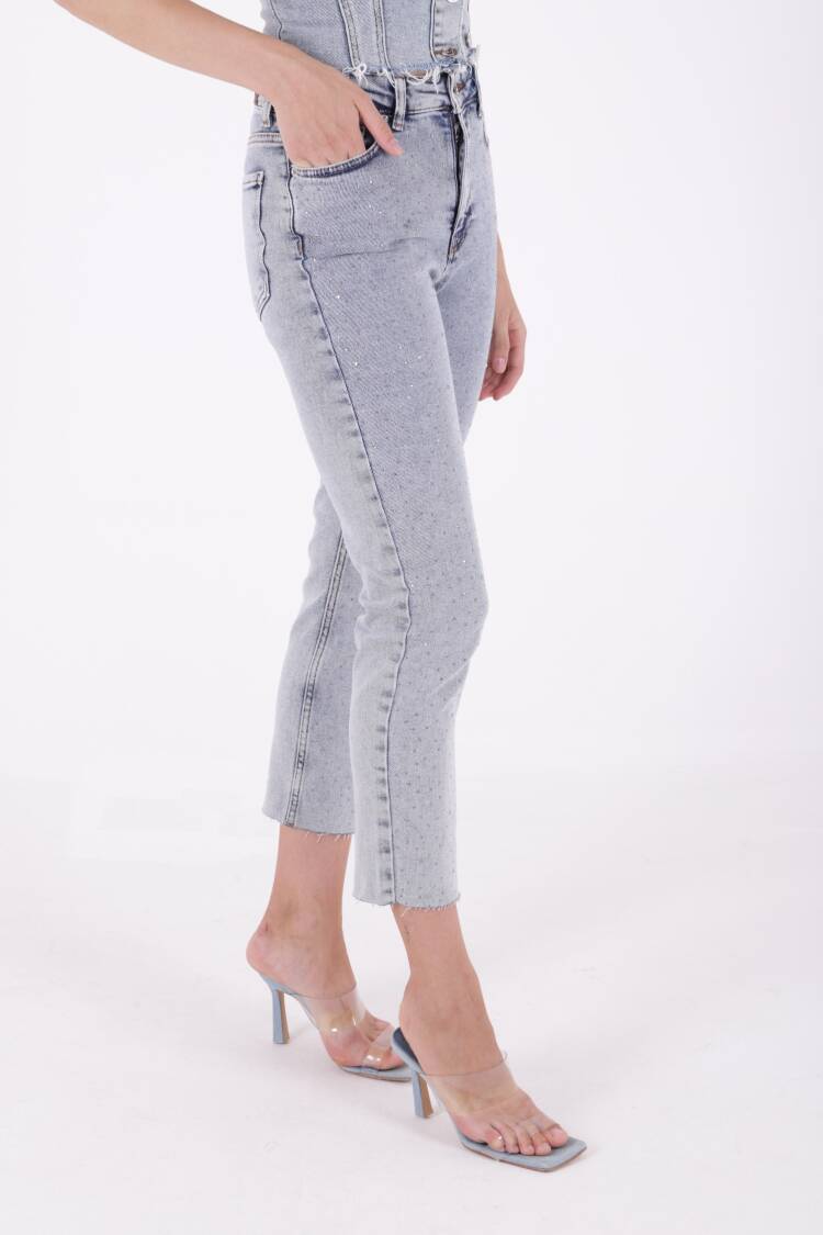 Scatter Star Mom Fit Jeans