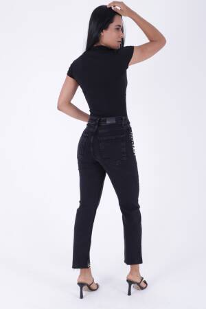 Mom Fit Jeans With Stones - Brand: XLove - Women's Clothing Wholesale - Globality Store