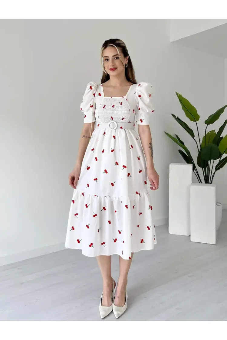 Poplin Dress - Brand: Ezgi Nisantasi - Women's Clothing Wholesale - Globality Store