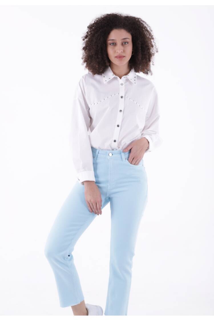 Seamless Leg Mom Fit Jeans